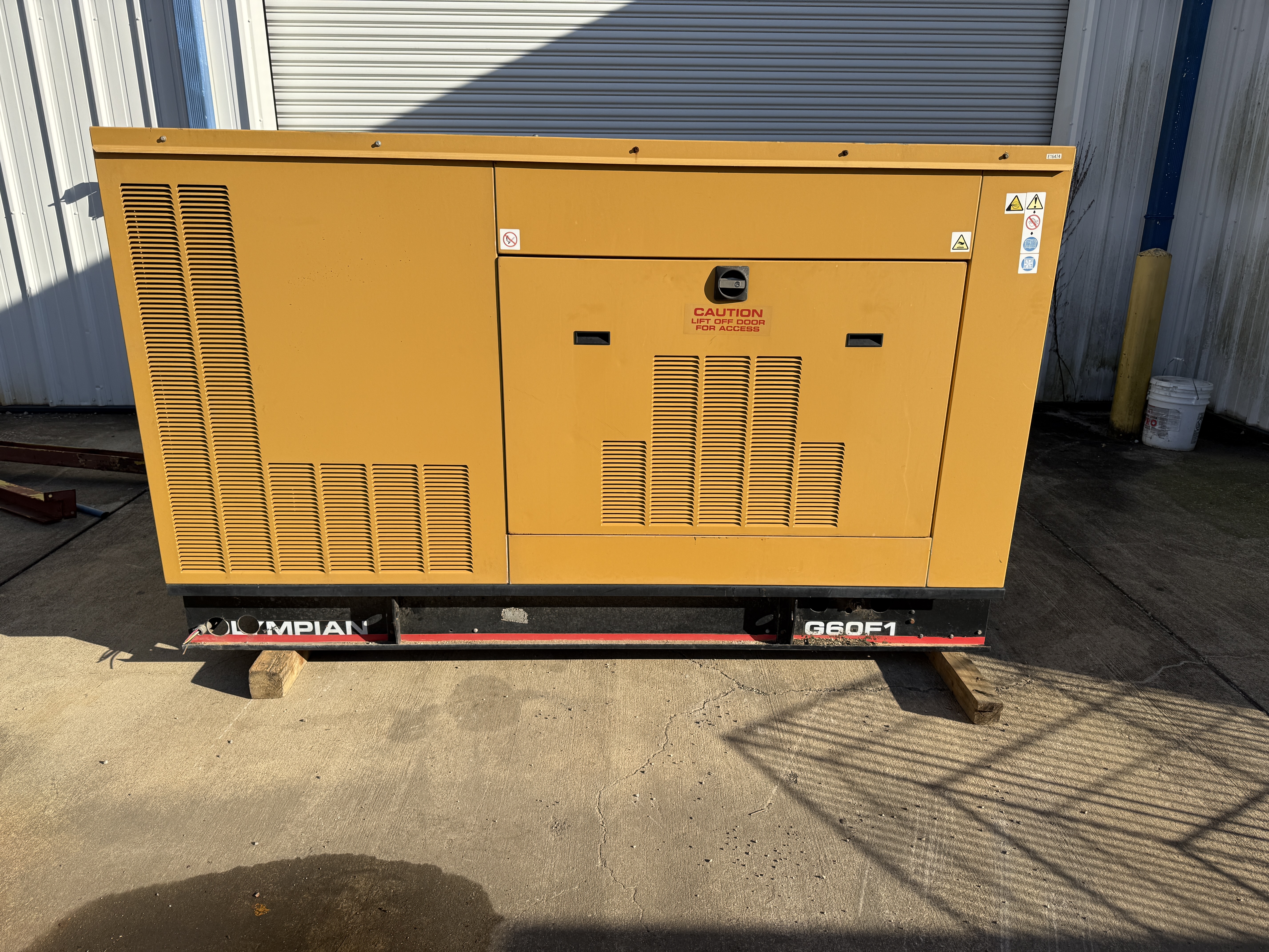 Olympian G60F1 nat gas. Generator